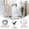 Flash Furniture Vega Cabinet Organizer w/Magnetic Closure Door, In-Cabinet Adjust Shelf, and Upper Open Shelf, Wht FS-VEGA-BATH-3-WH-GG - alternate 4